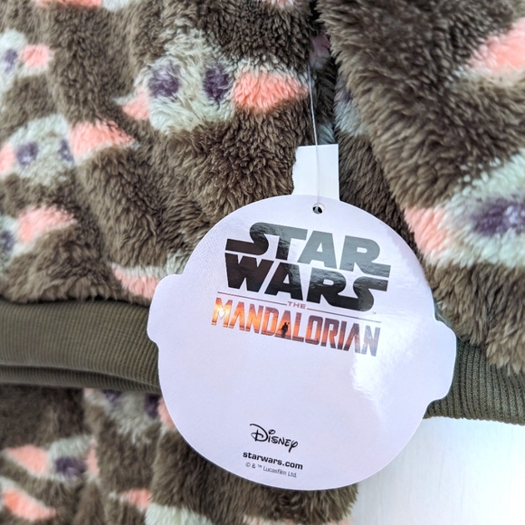 Star Wars The Mandalorian Baby Boys Baby Yoda Long Sleeve Top and Pants 3-6 M - Picture 4 of 7